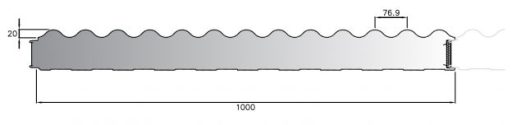 Sab Dicing Layout SAB W 120.1000 SL - SAB-profiel
